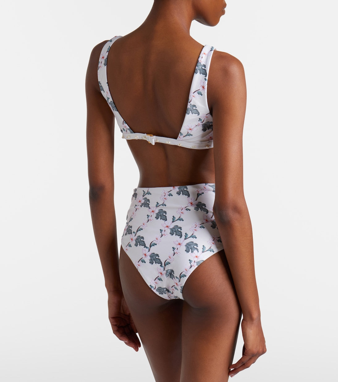 Agua by Agua Bendita - Magenta floral bikini bottoms