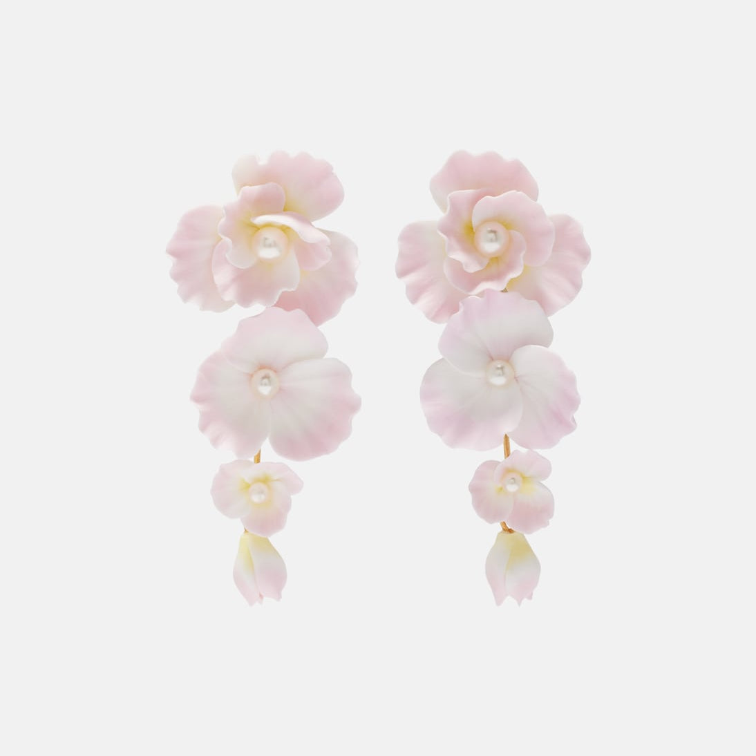 Jennifer Behr - Mariam embellished floral drop earrings