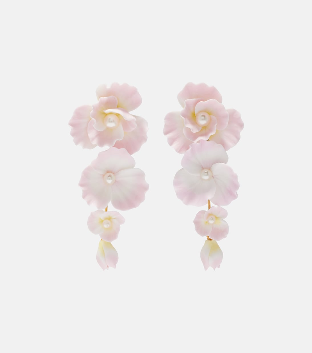 Jennifer Behr - Mariam embellished floral drop earrings