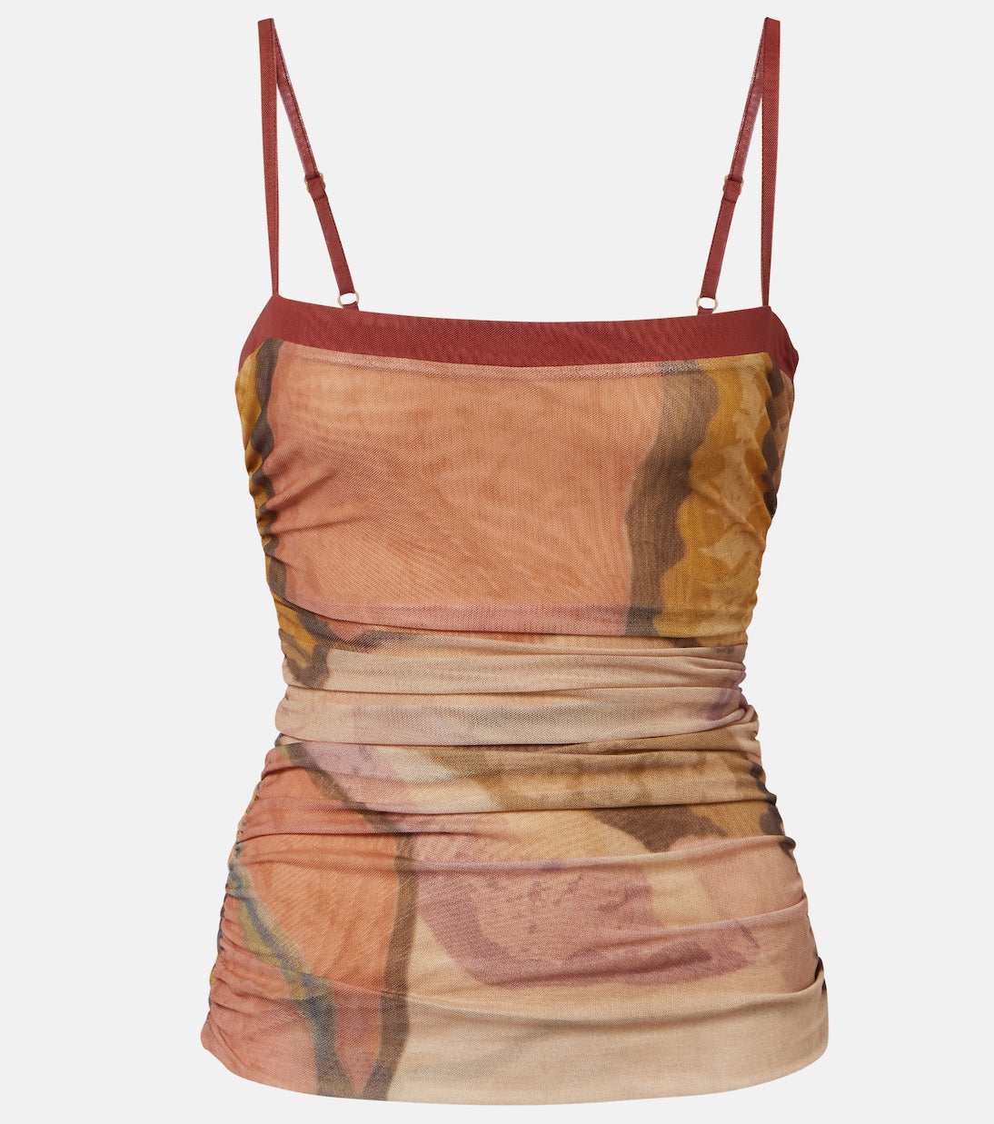 SIR - Gathered printed mesh top
