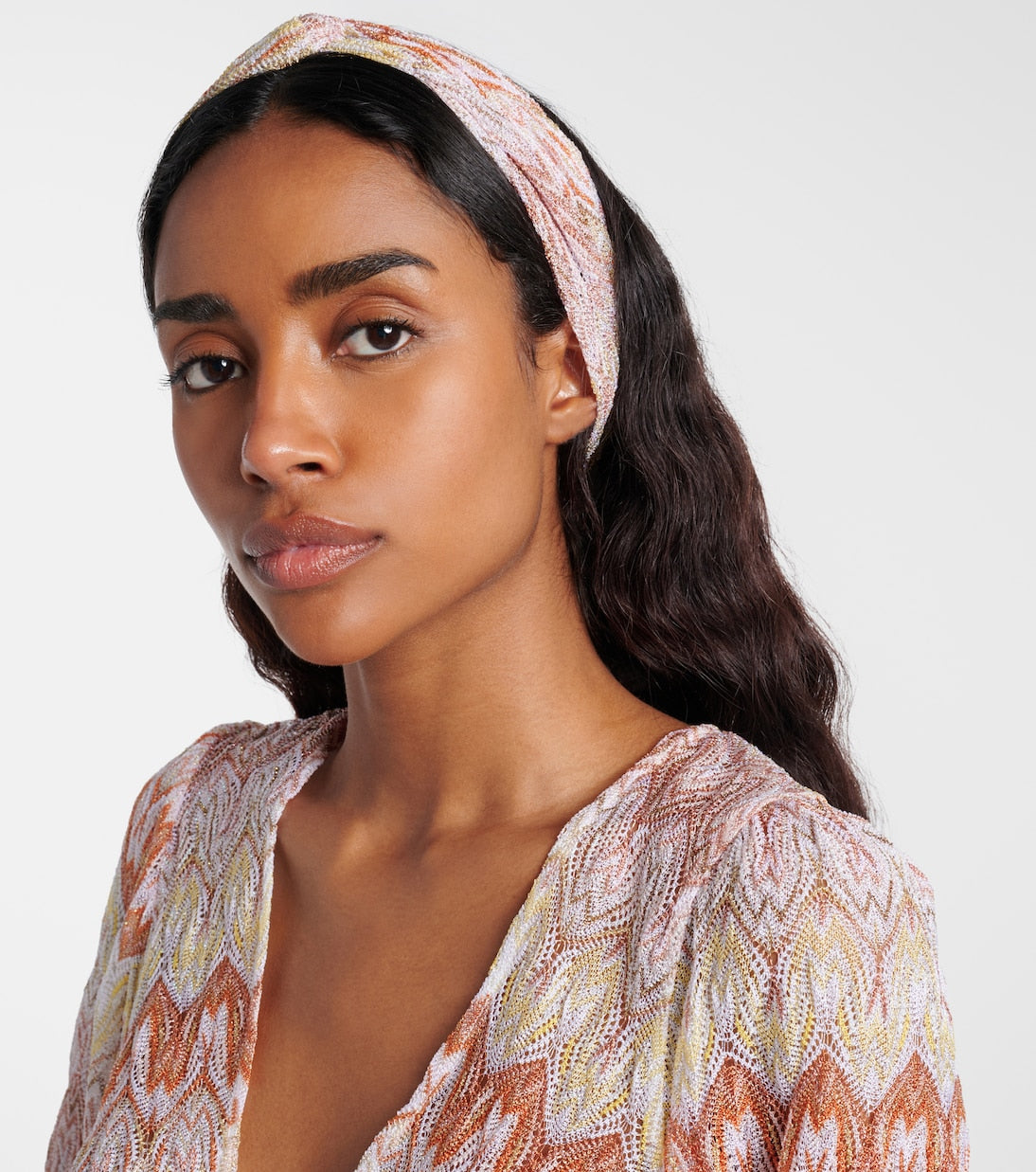 Missoni - Zigzag lamé headband