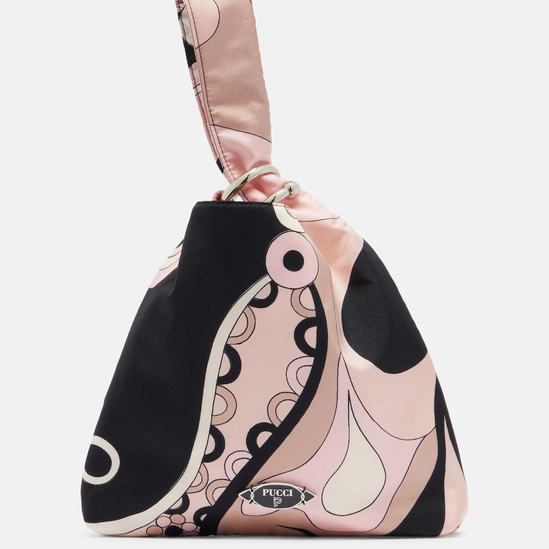 Pucci - Emilio Orchidee silk twill top-handle bag