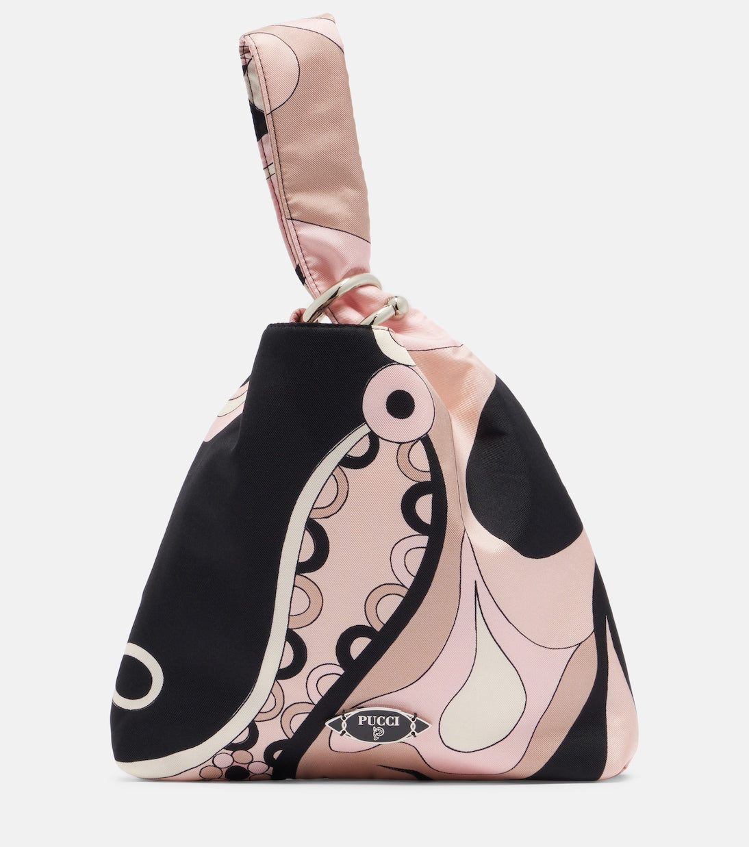 Pucci - Emilio Orchidee silk twill top-handle bag