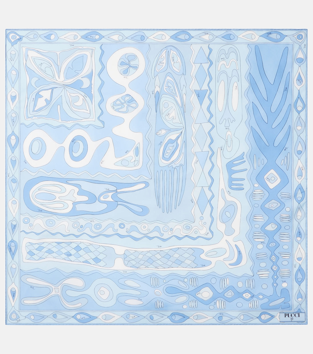 Pucci - Angoli silk twill scarf