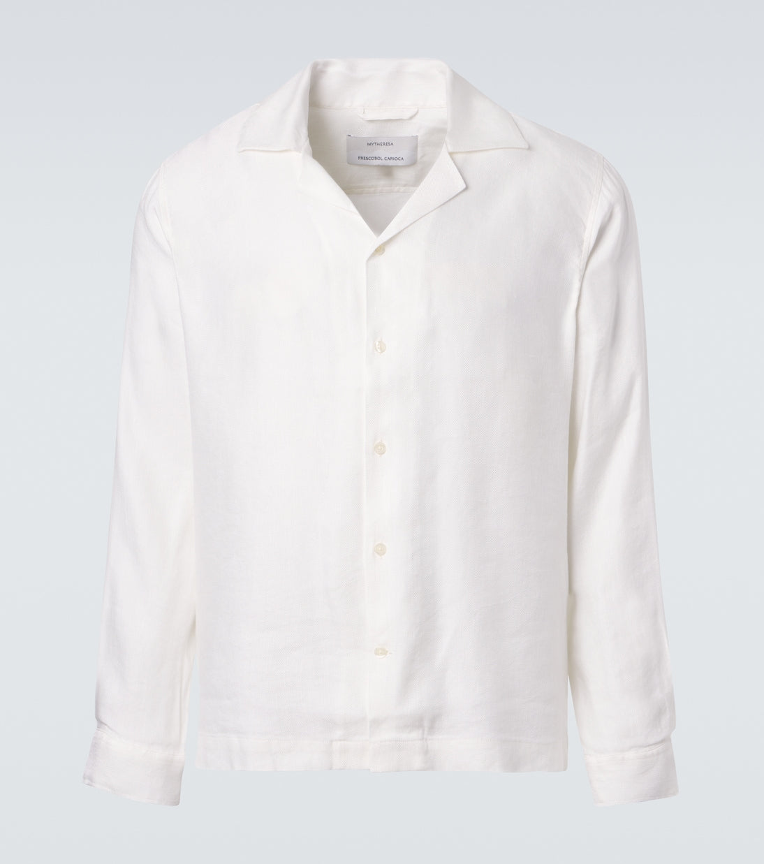 Frescobol Carioca - Safra linen-blend shirt
