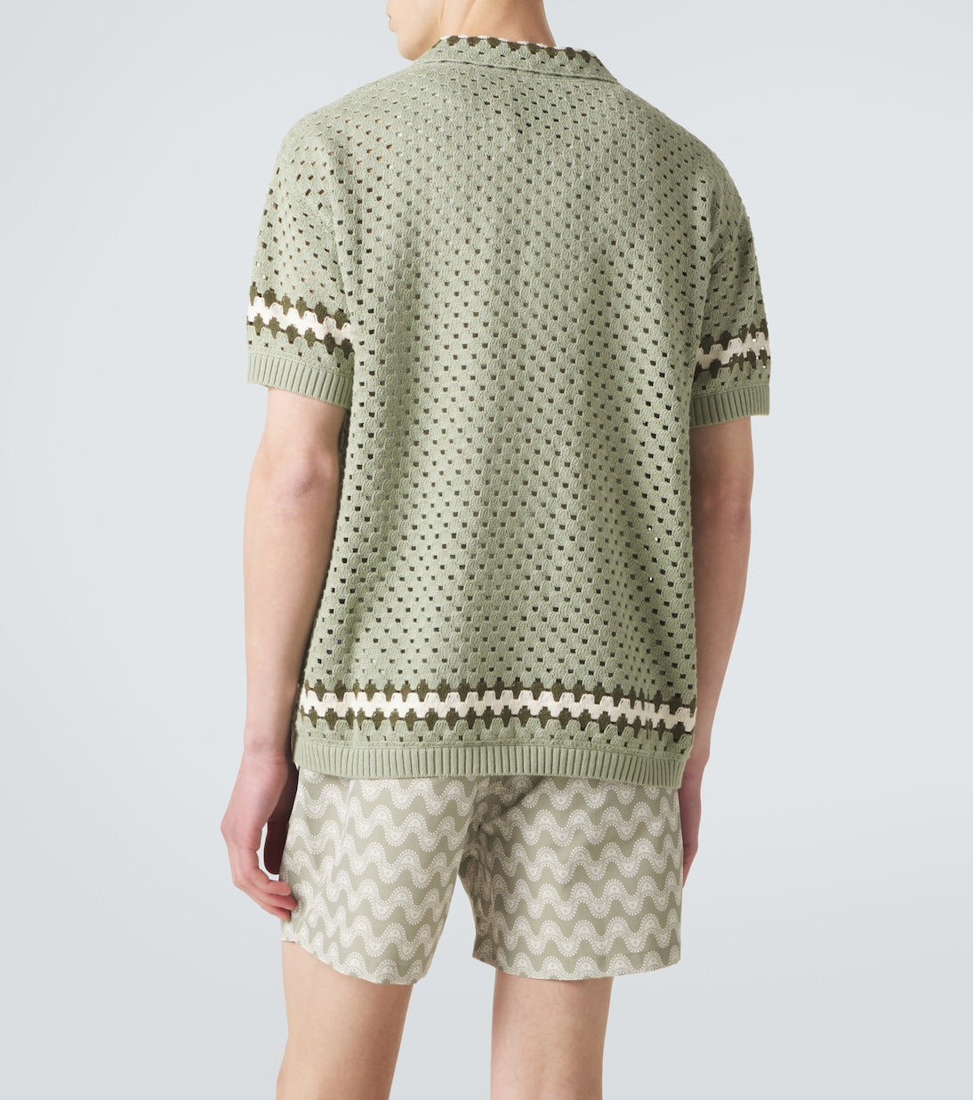 Frescobol Carioca - Pinto crochet cotton shirt