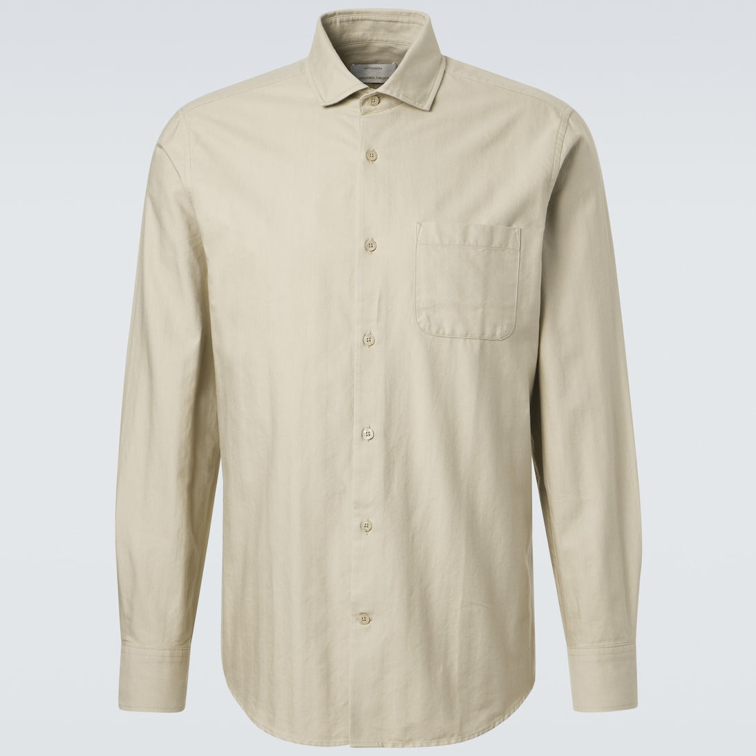 Frescobol Carioca - Emilio herringbone denim shirt
