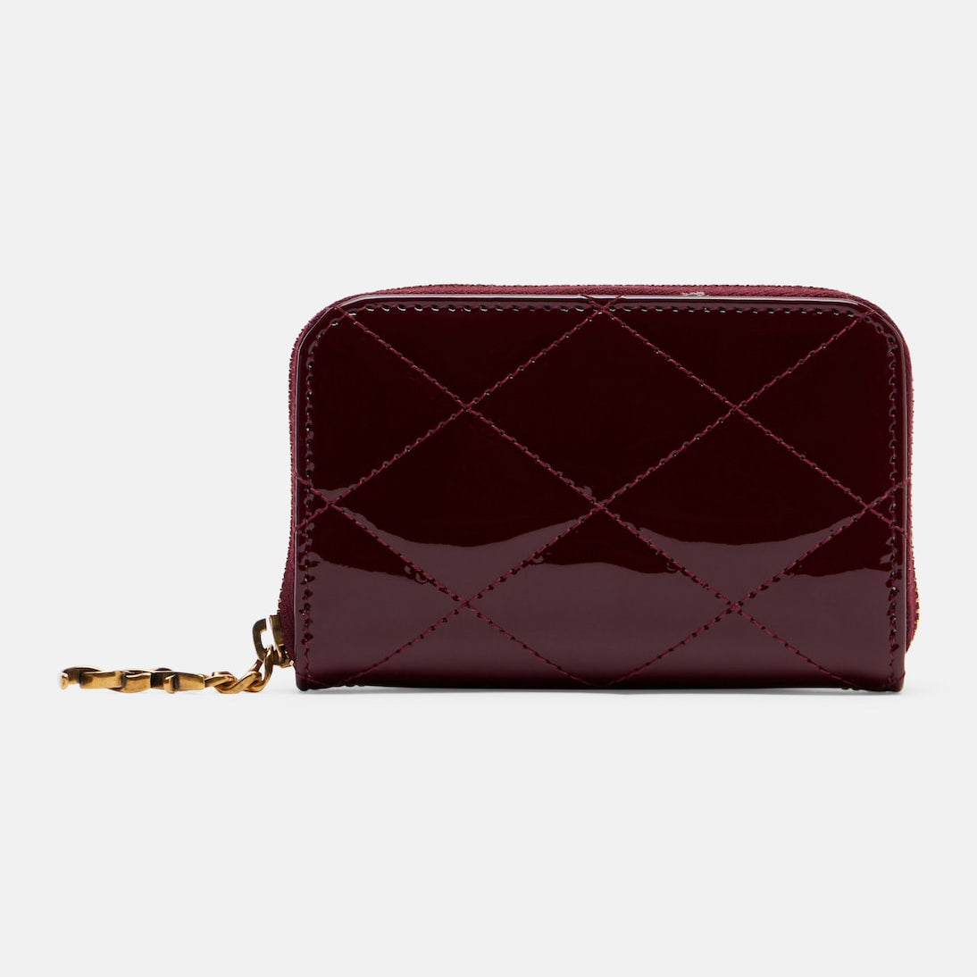 Saint Laurent - Cassandre Bijou patent leather wallet