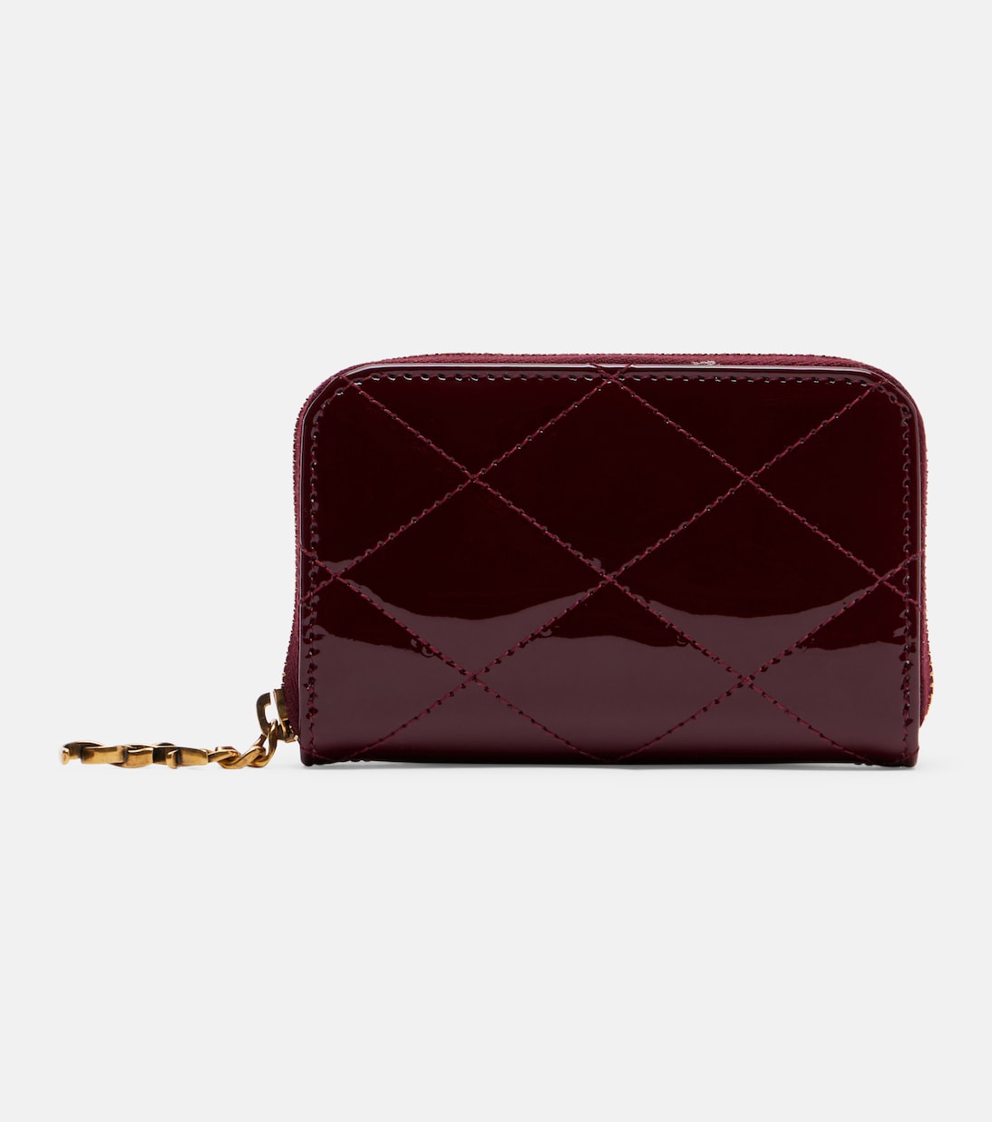 Saint Laurent - Cassandre Bijou patent leather wallet