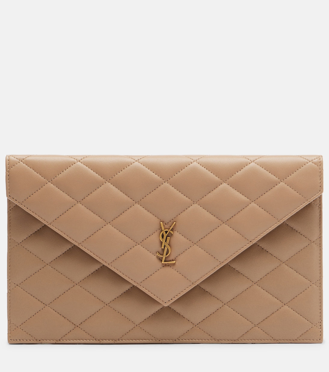 Saint Laurent - Paris Cassandre leather pouch