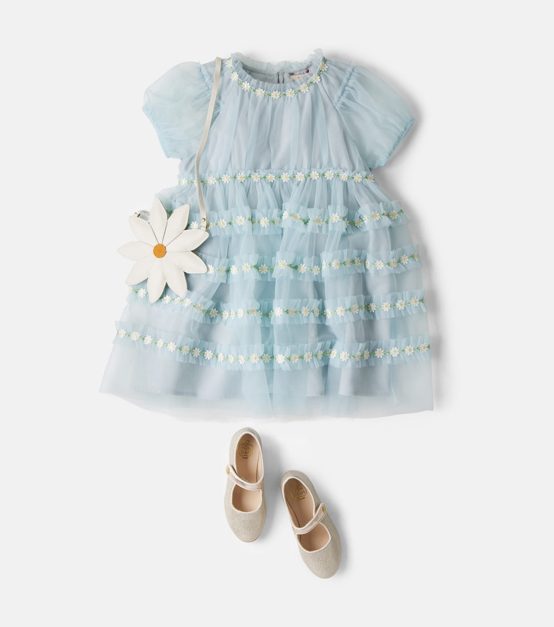 Konges Sløjd - Joelle embroidered tulle dress