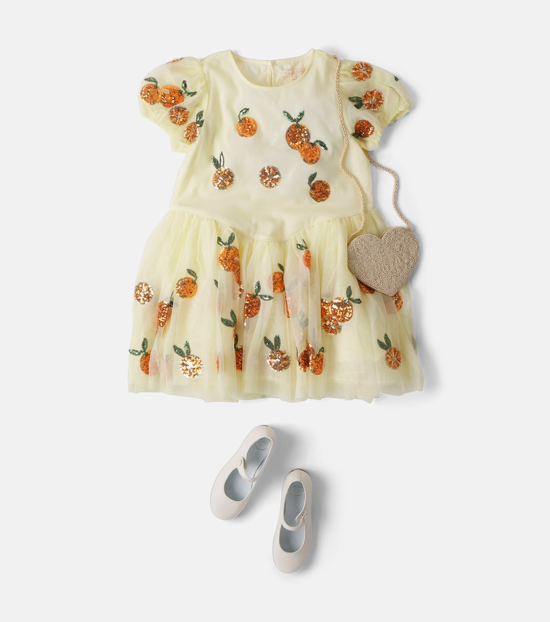 Konges Sløjd - Heartlily sequined tulle dress