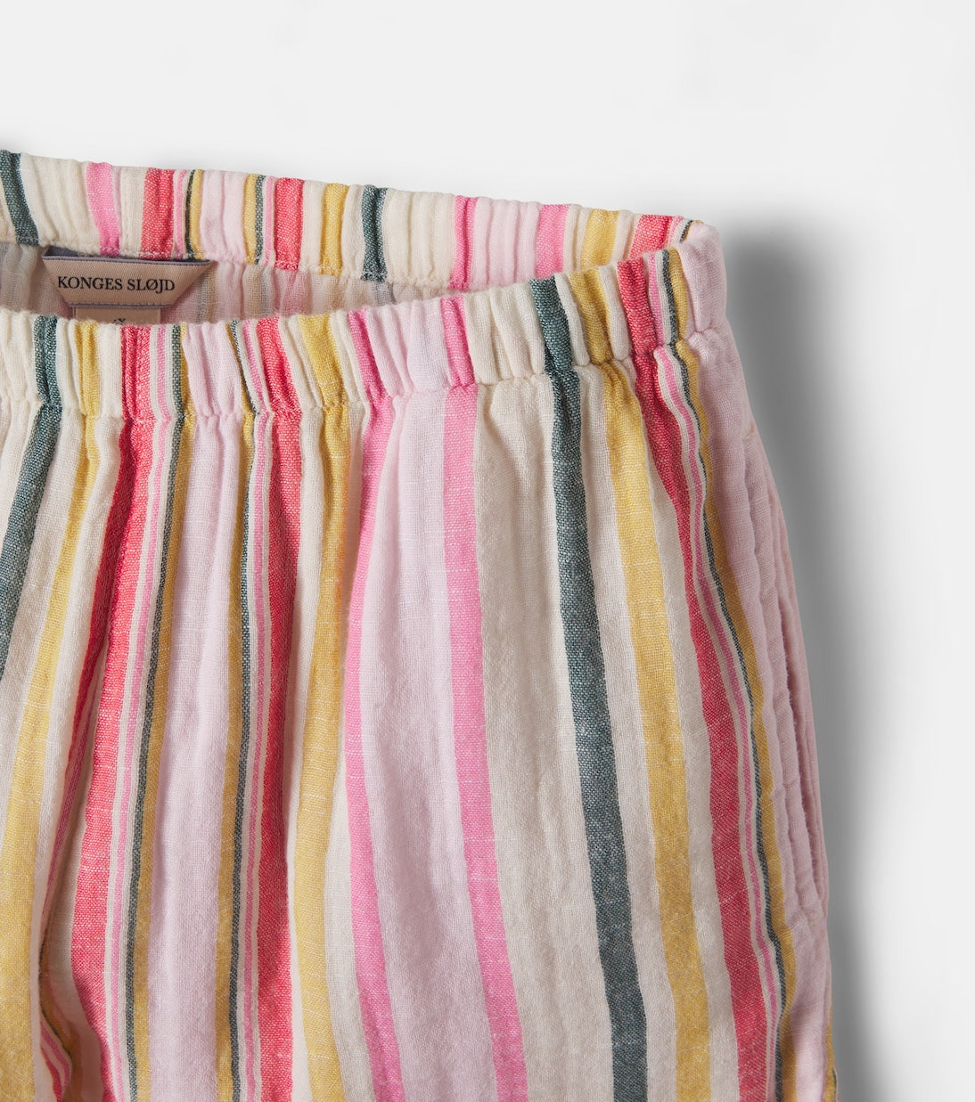 Konges Sløjd - Venice striped cotton shorts