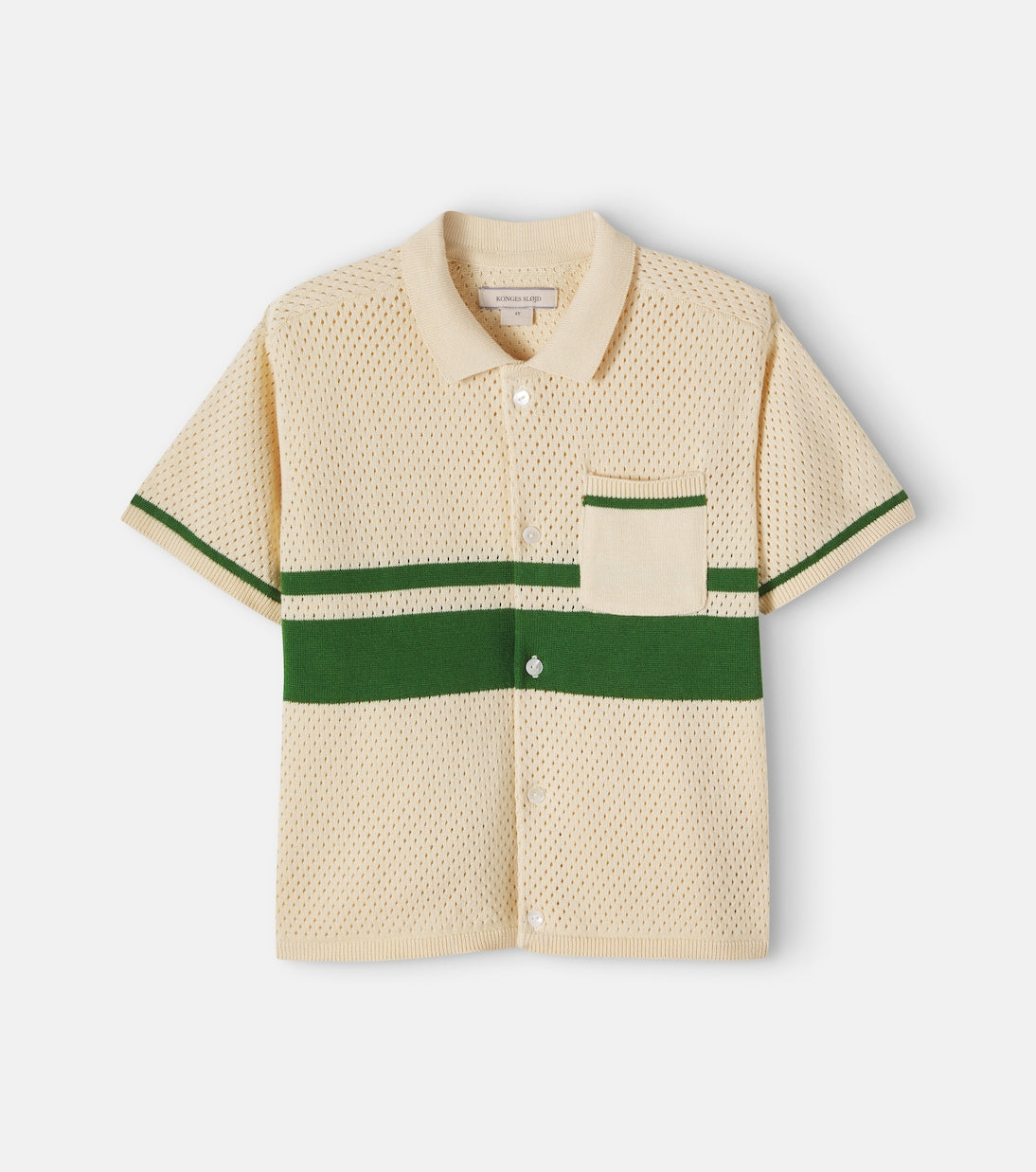 Konges Sløjd - Hai knitted striped cotton shirt