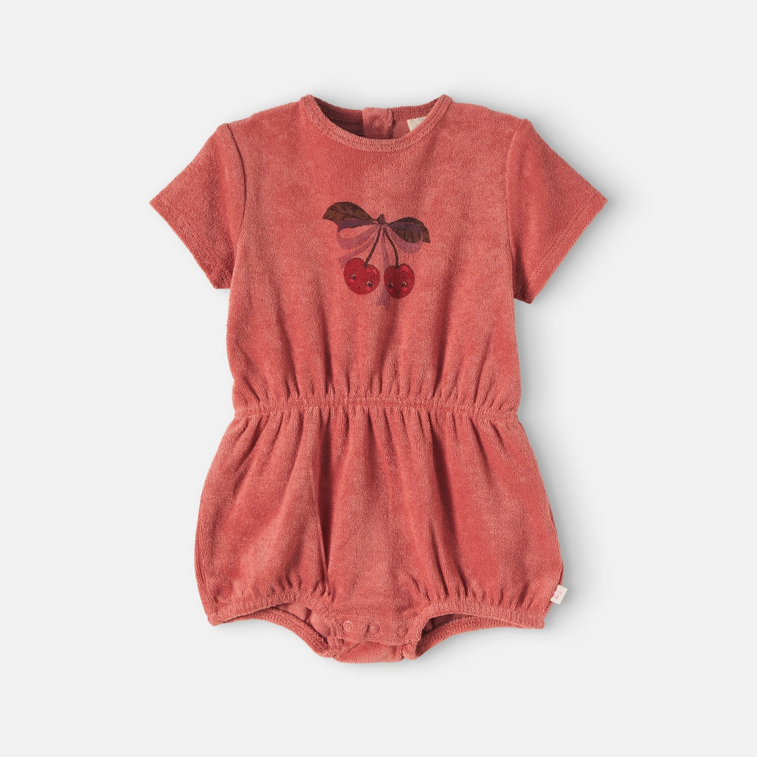 Konges Sløjd - Baby Itty printed cotton terry playsuit