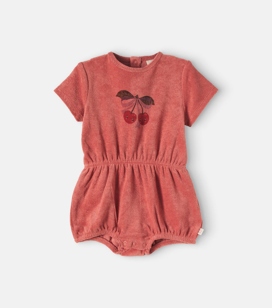 Konges Sløjd - Baby Itty printed cotton terry playsuit