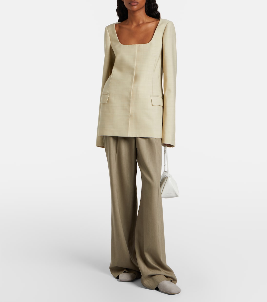 Calvin Klein Collection - Aurelis Small leather shoulder bag