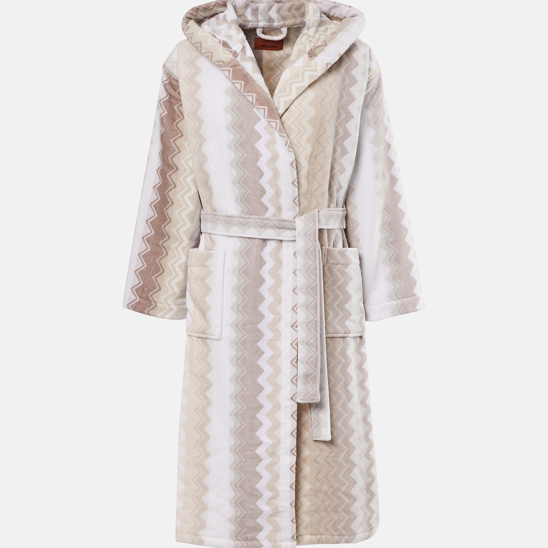 Missoni - Giacomo Zigzag cotton terry bathrobe