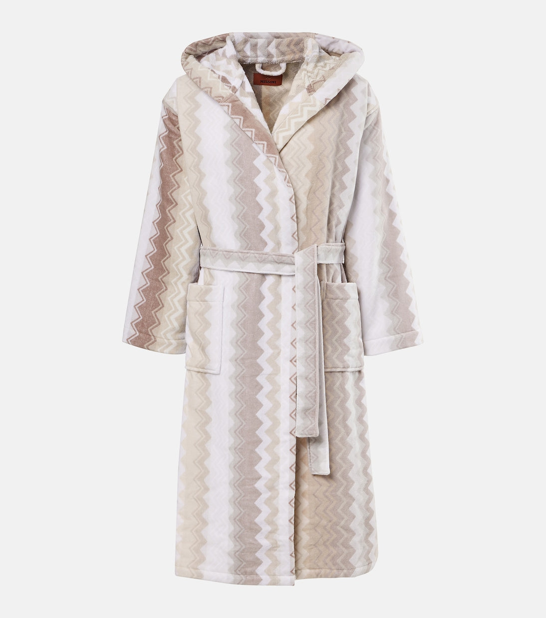 Missoni - Giacomo Zigzag cotton terry bathrobe