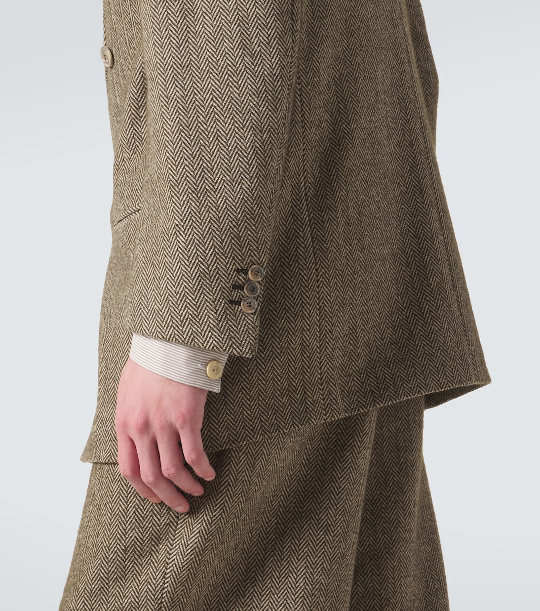 Giorgio Armani - Archivio cotton and wool-blend blazer
