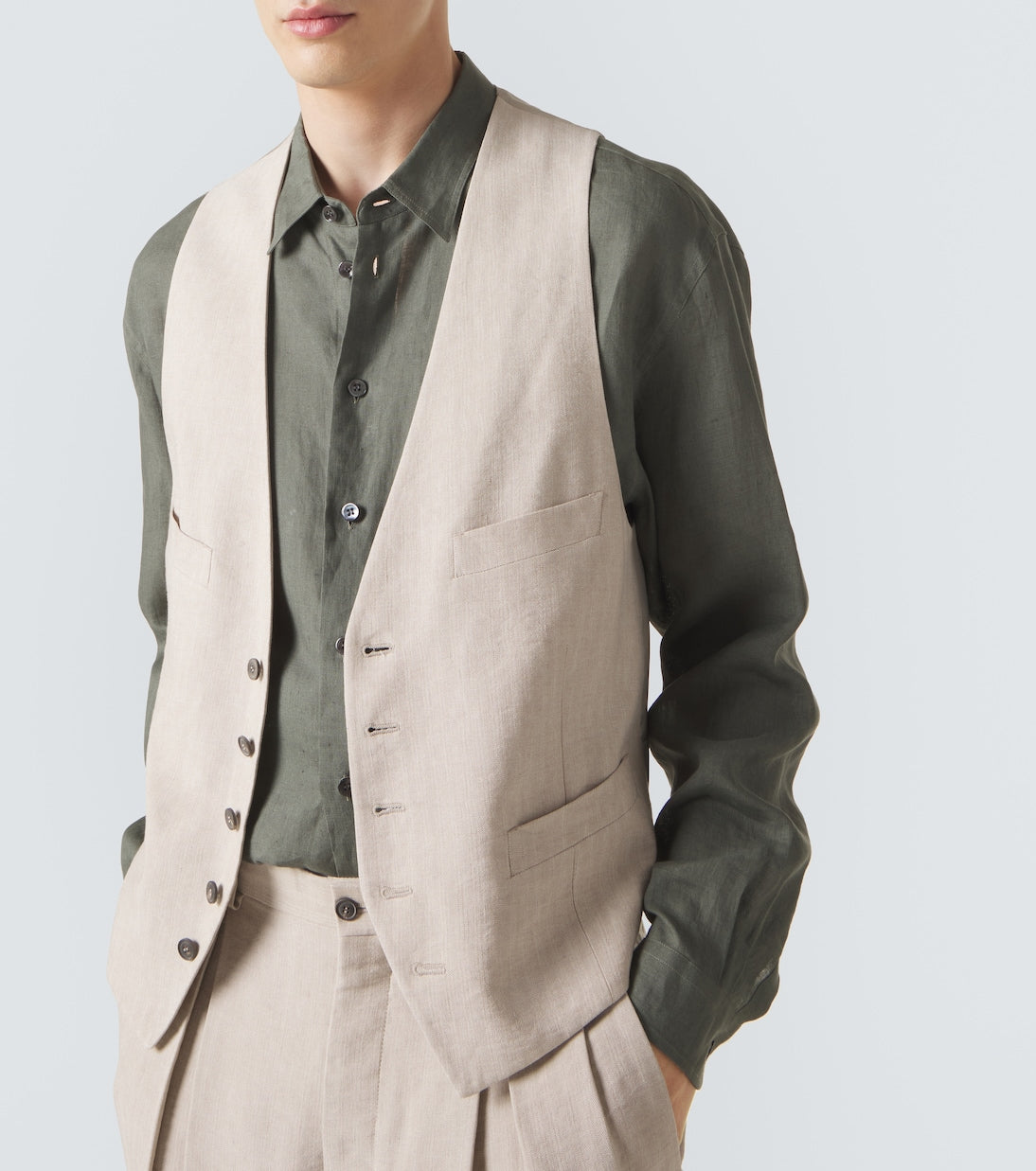 Giorgio Armani - Archivio linen shirt