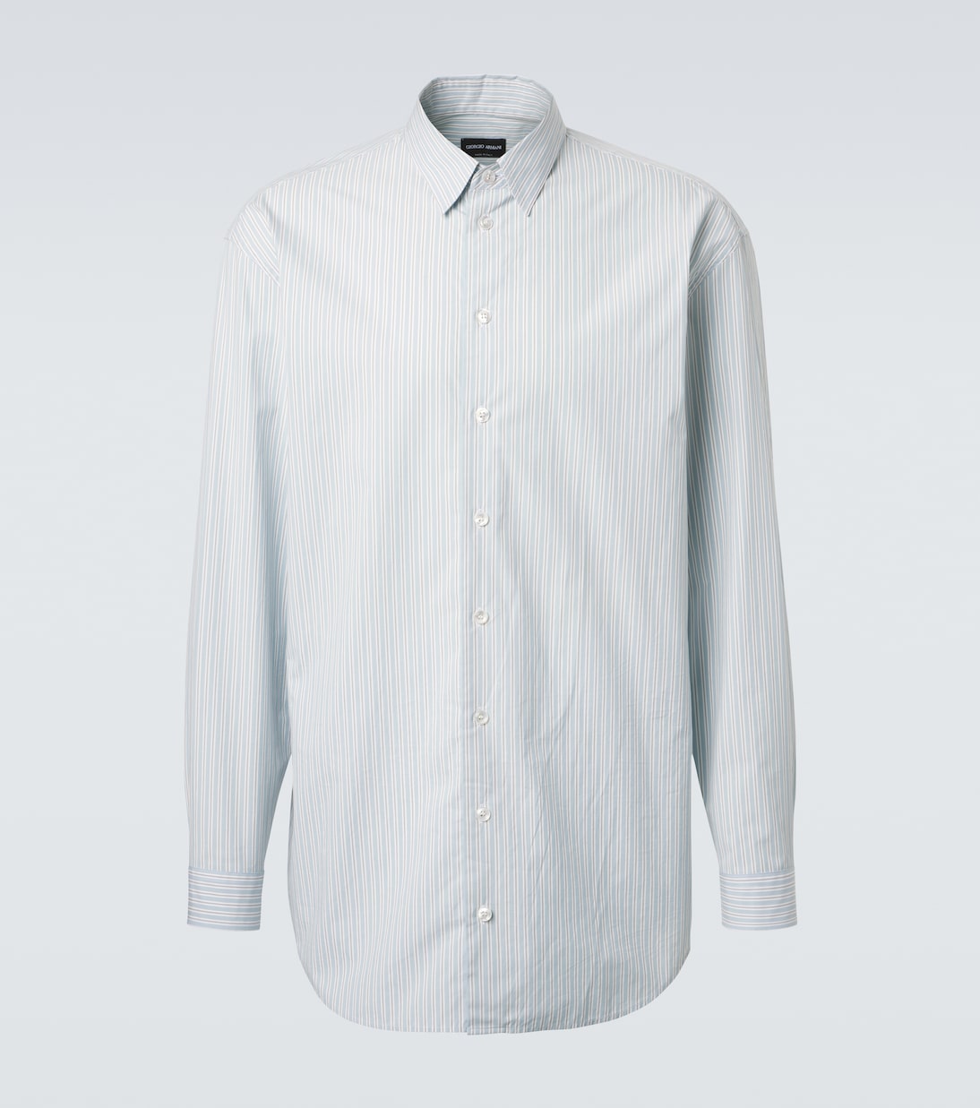 Giorgio Armani - Archivio striped cotton shirt