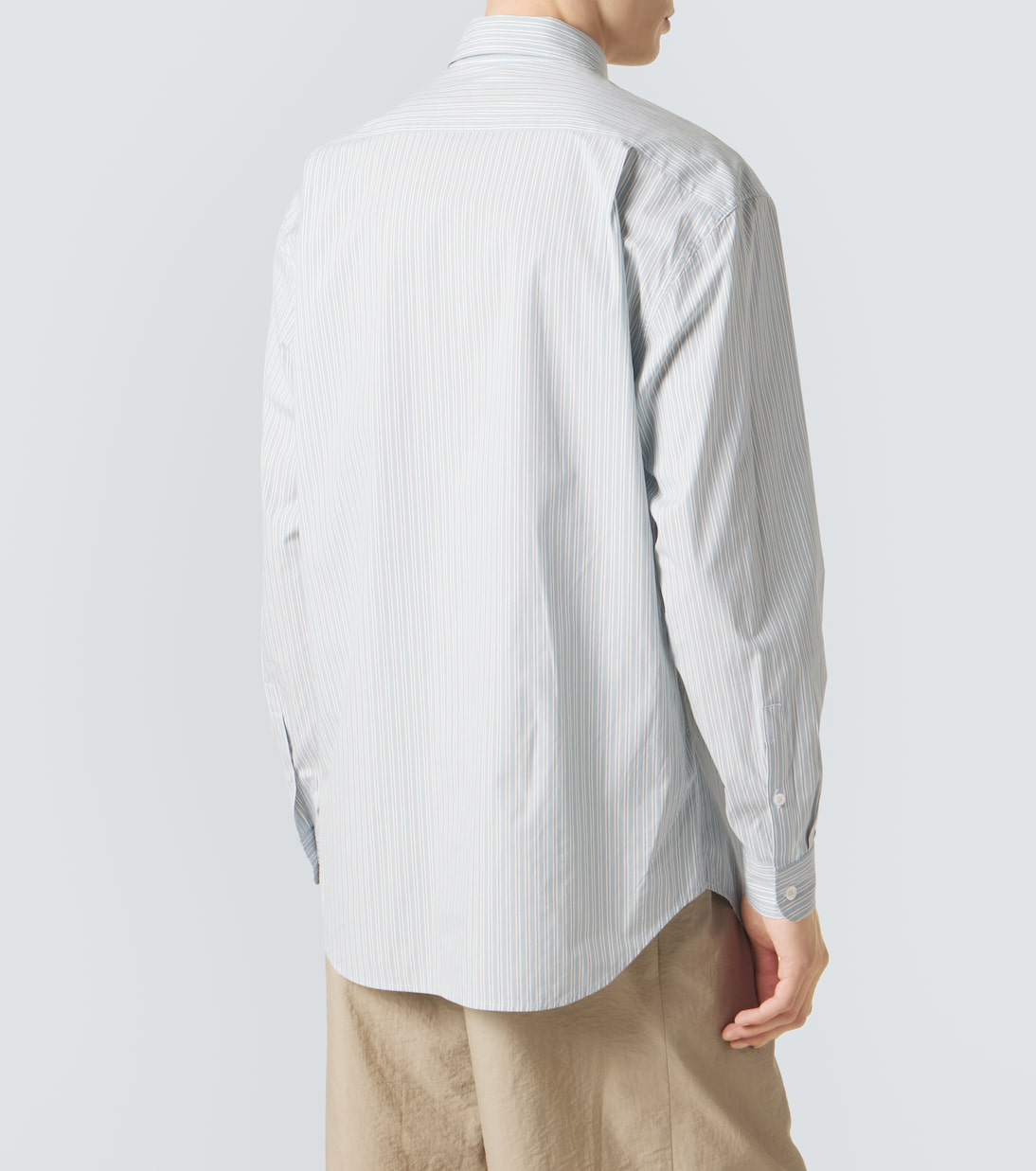 Giorgio Armani - Archivio striped cotton shirt