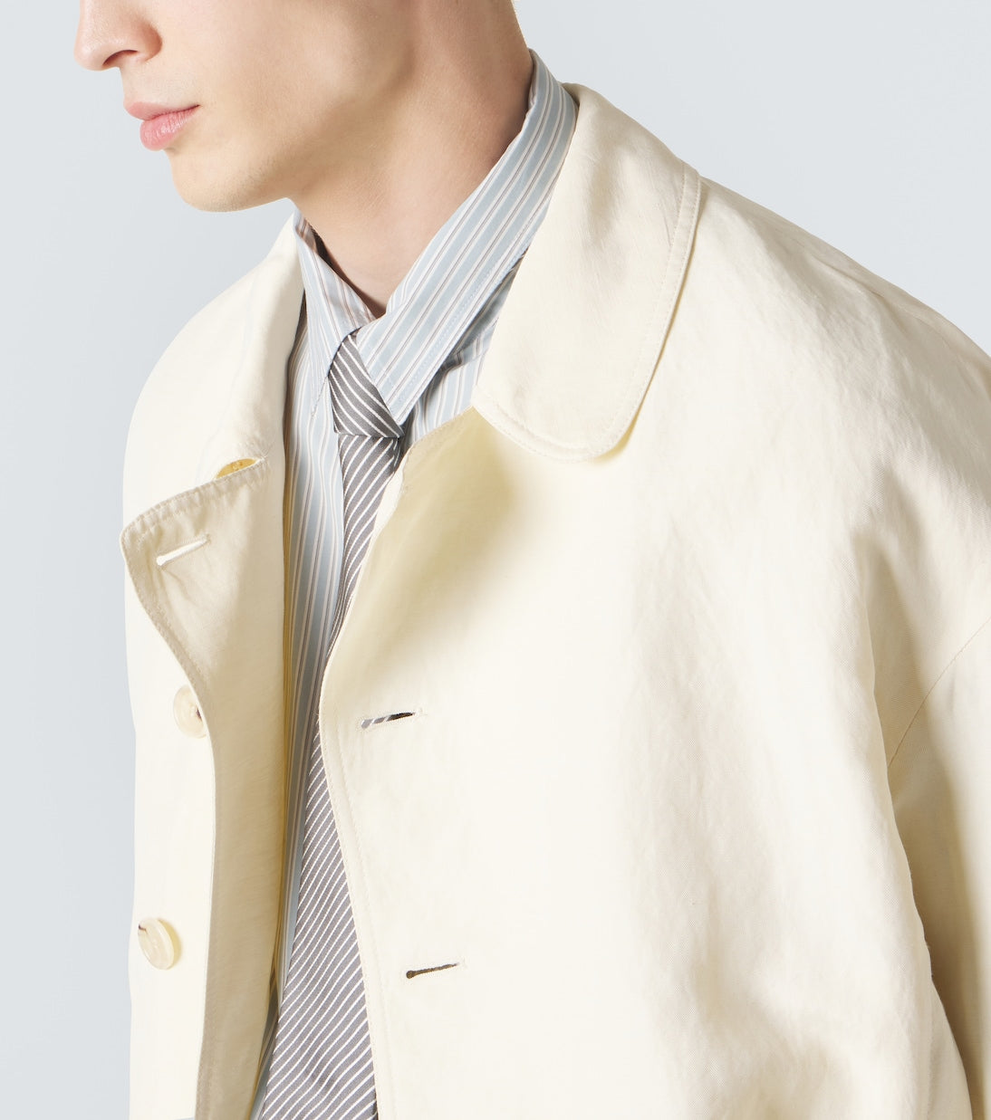 Giorgio Armani - Archivio striped cotton shirt