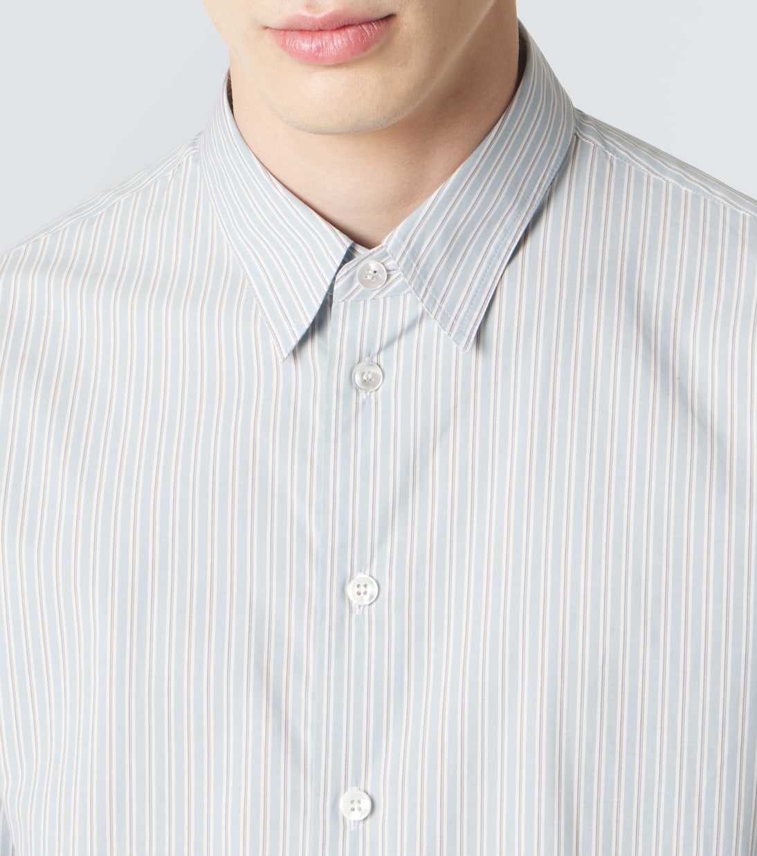 Giorgio Armani - Archivio striped cotton shirt