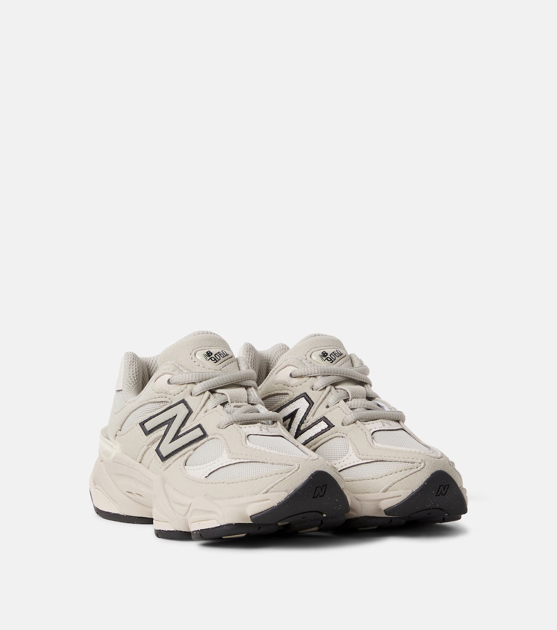 New Balance Kids - 9060 Kids suede-trimmed sneakers
