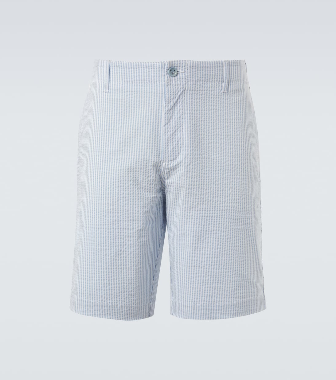 Vilebrequin - Brad striped seersucker Bermuda shorts