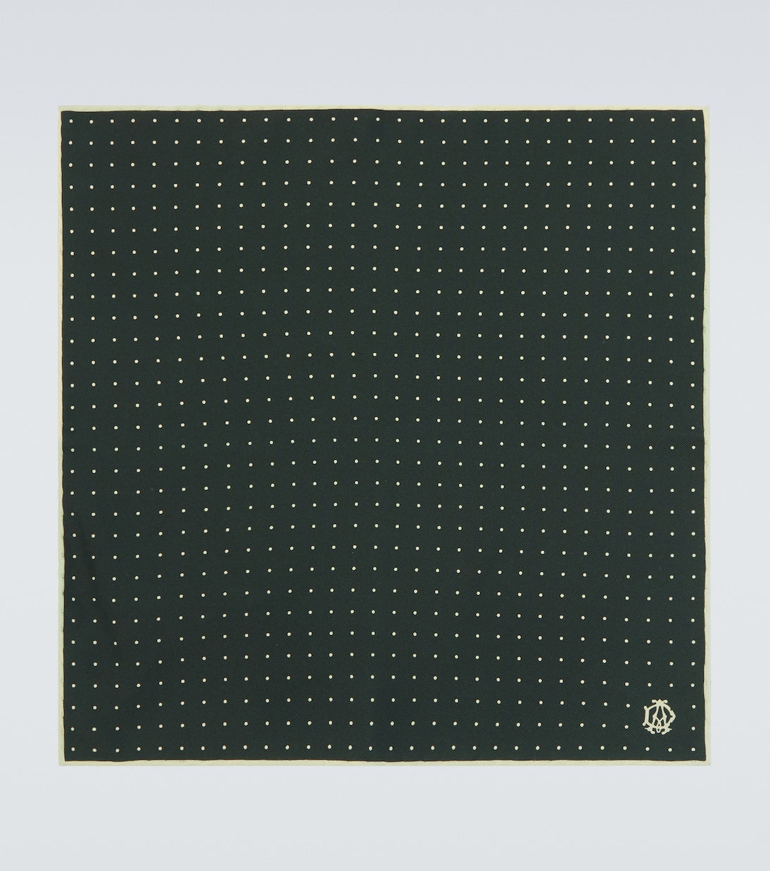 Dunhill - Polka-dot silk twill scarf