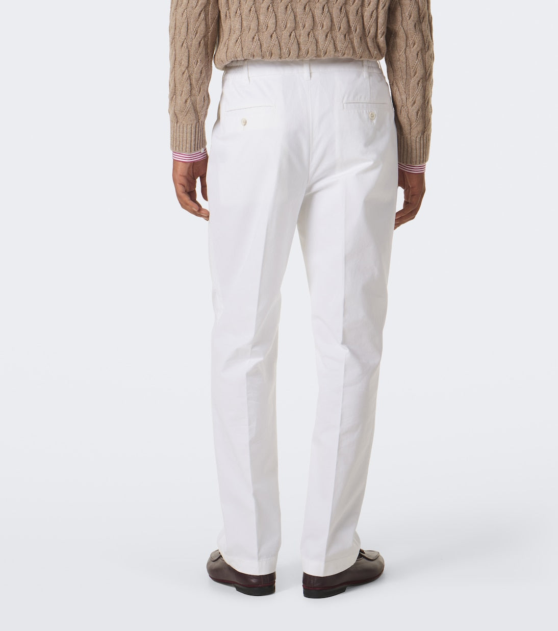Dunhill - Cotton and cashmere straight pants