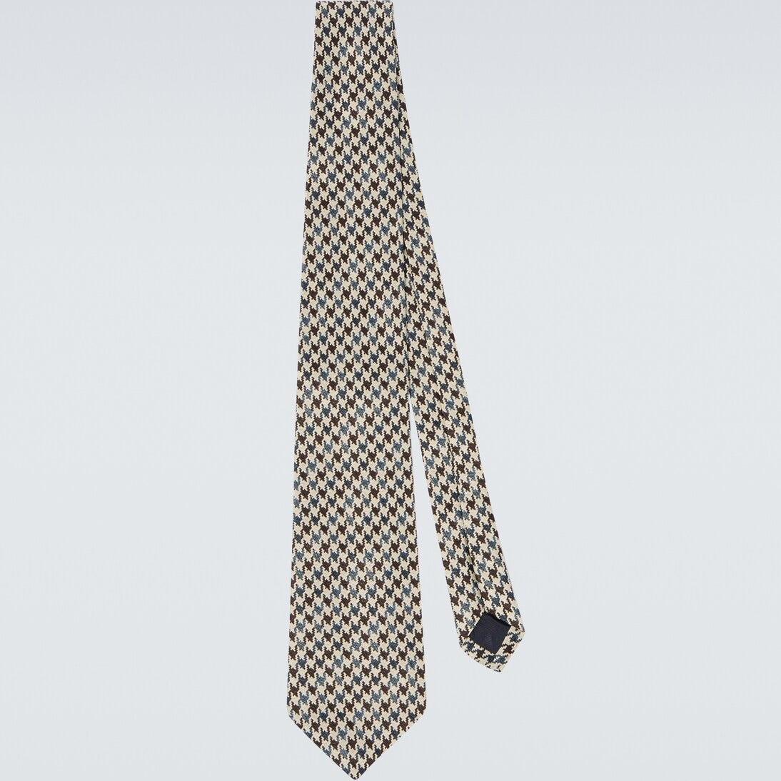 Dunhill - Houndstooth silk tie