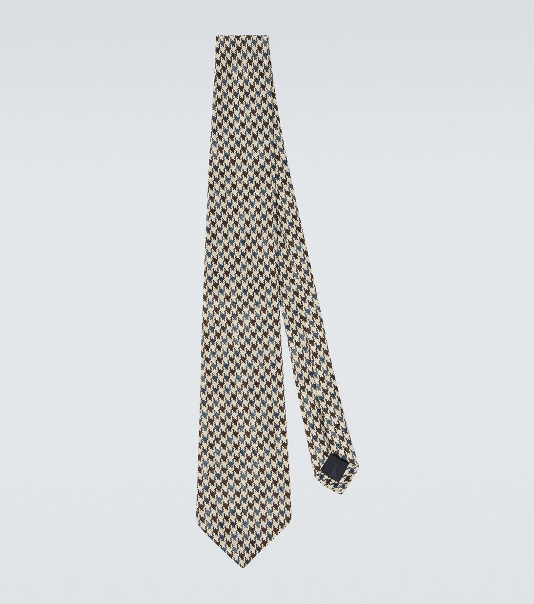 Dunhill - Houndstooth silk tie