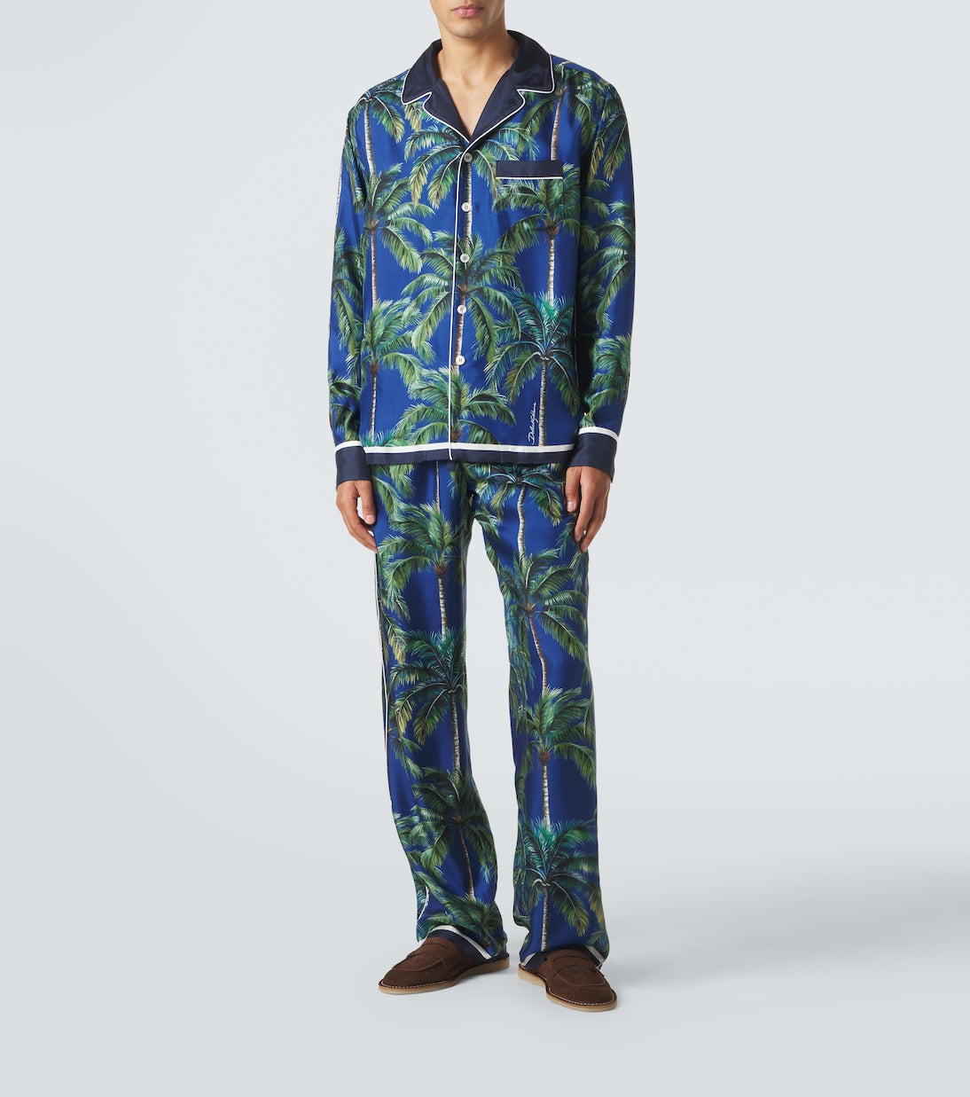 Dolce&Gabbana - Printed silk twill shirt
