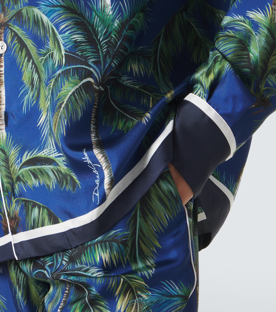 Dolce&Gabbana - Printed silk twill shirt