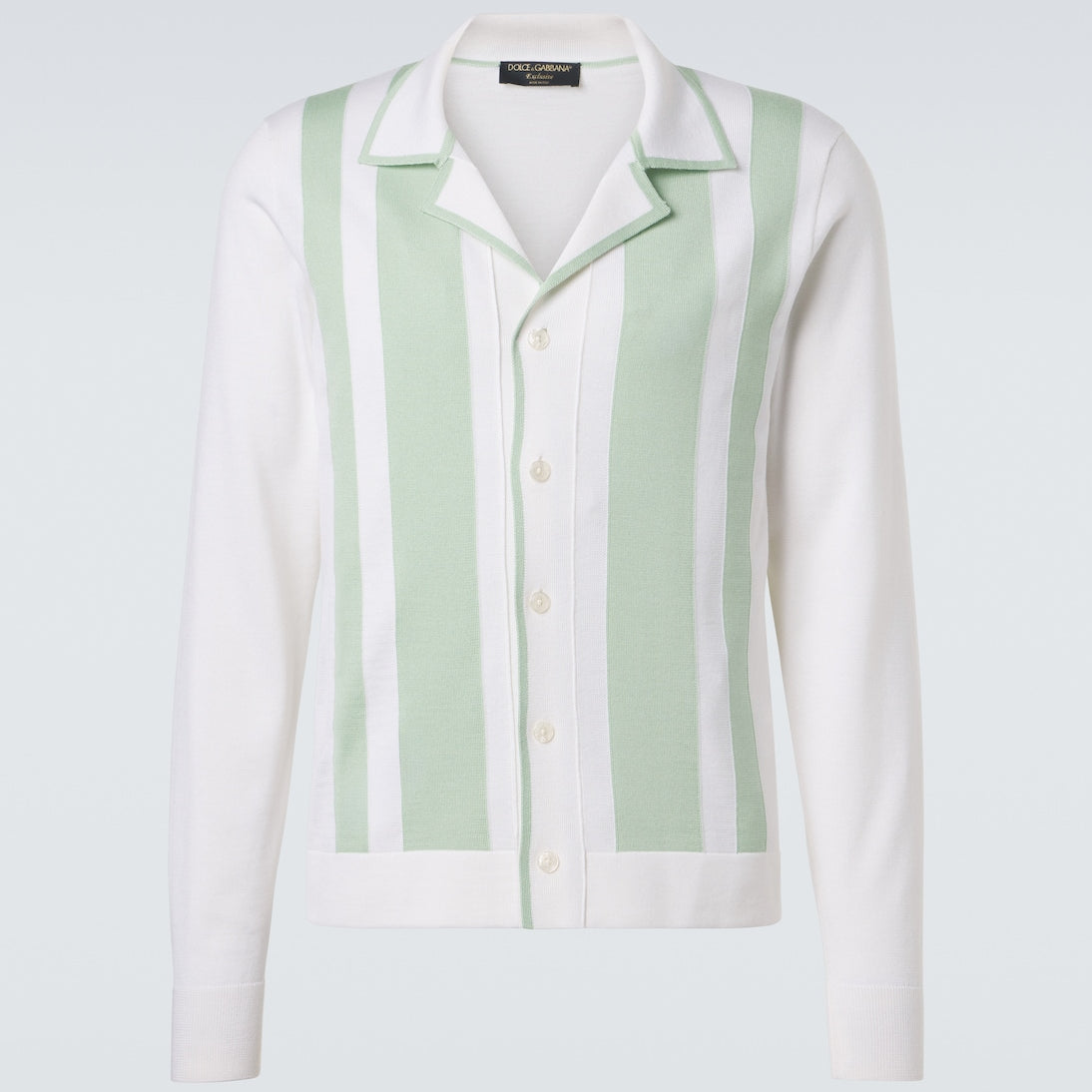 Dolce&Gabbana - Striped wool and silk shirt