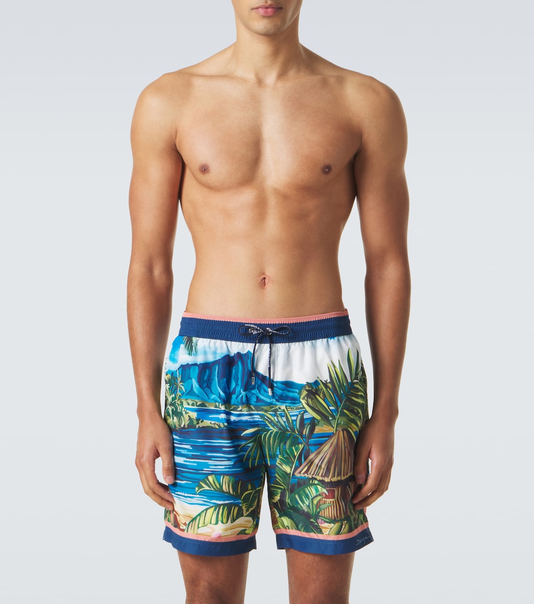Dolce&Gabbana - Printed swim trunks