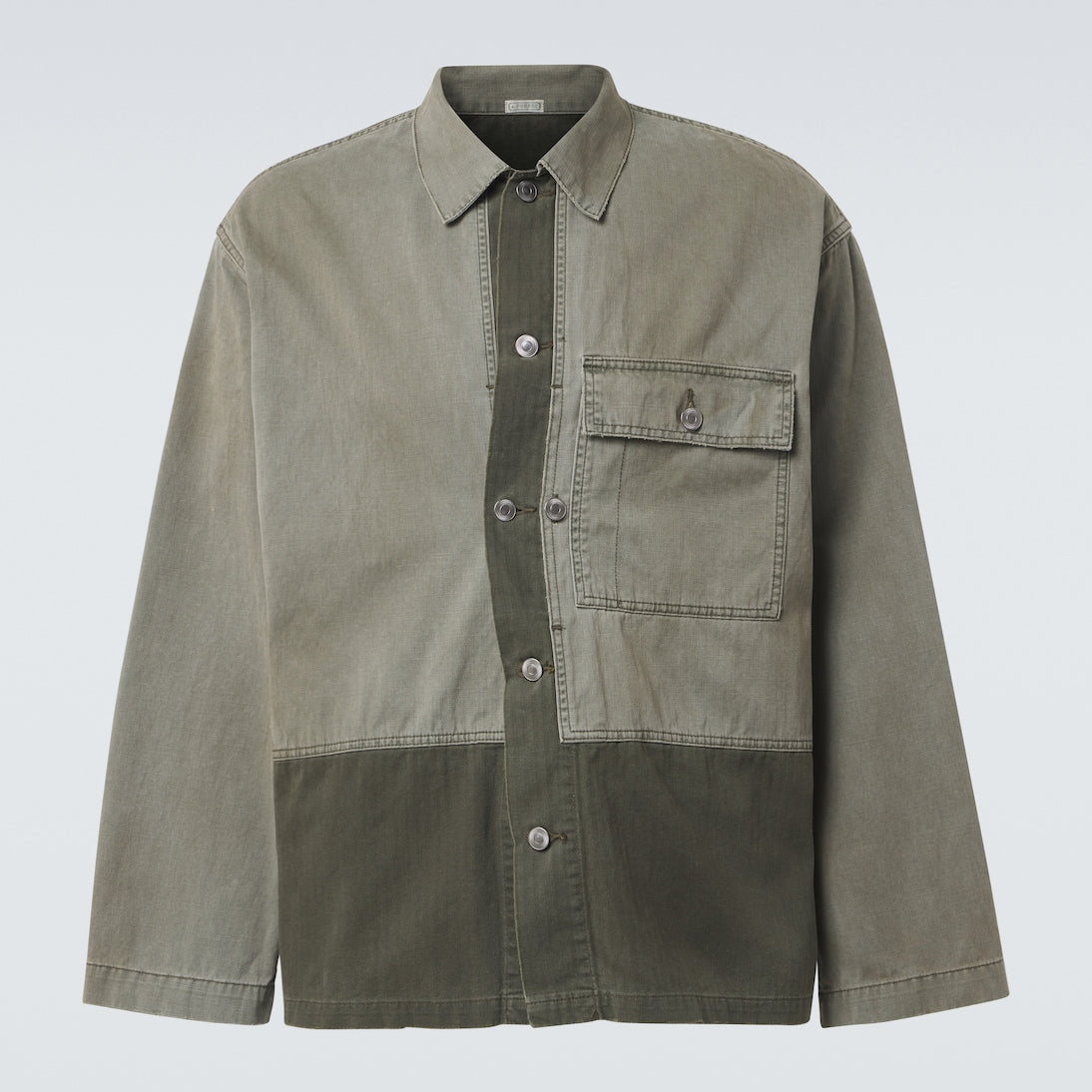 A.Presse - Paneled cotton jacket