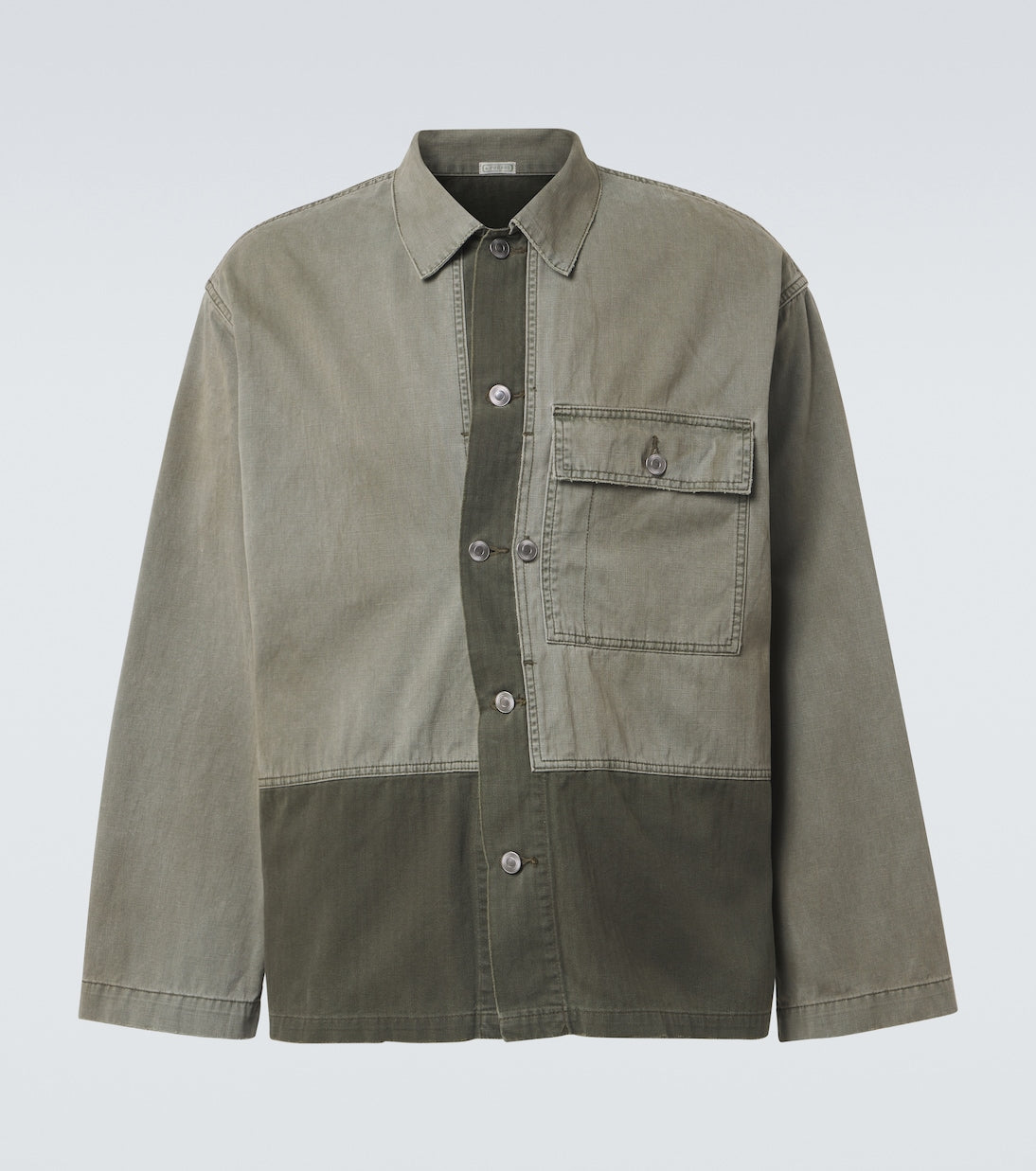A.Presse - Paneled cotton jacket