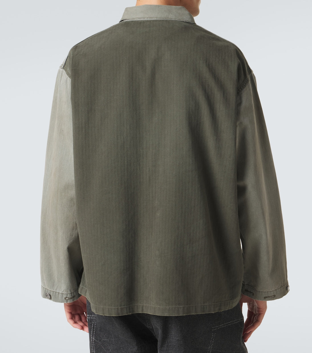 A.Presse - Paneled cotton jacket