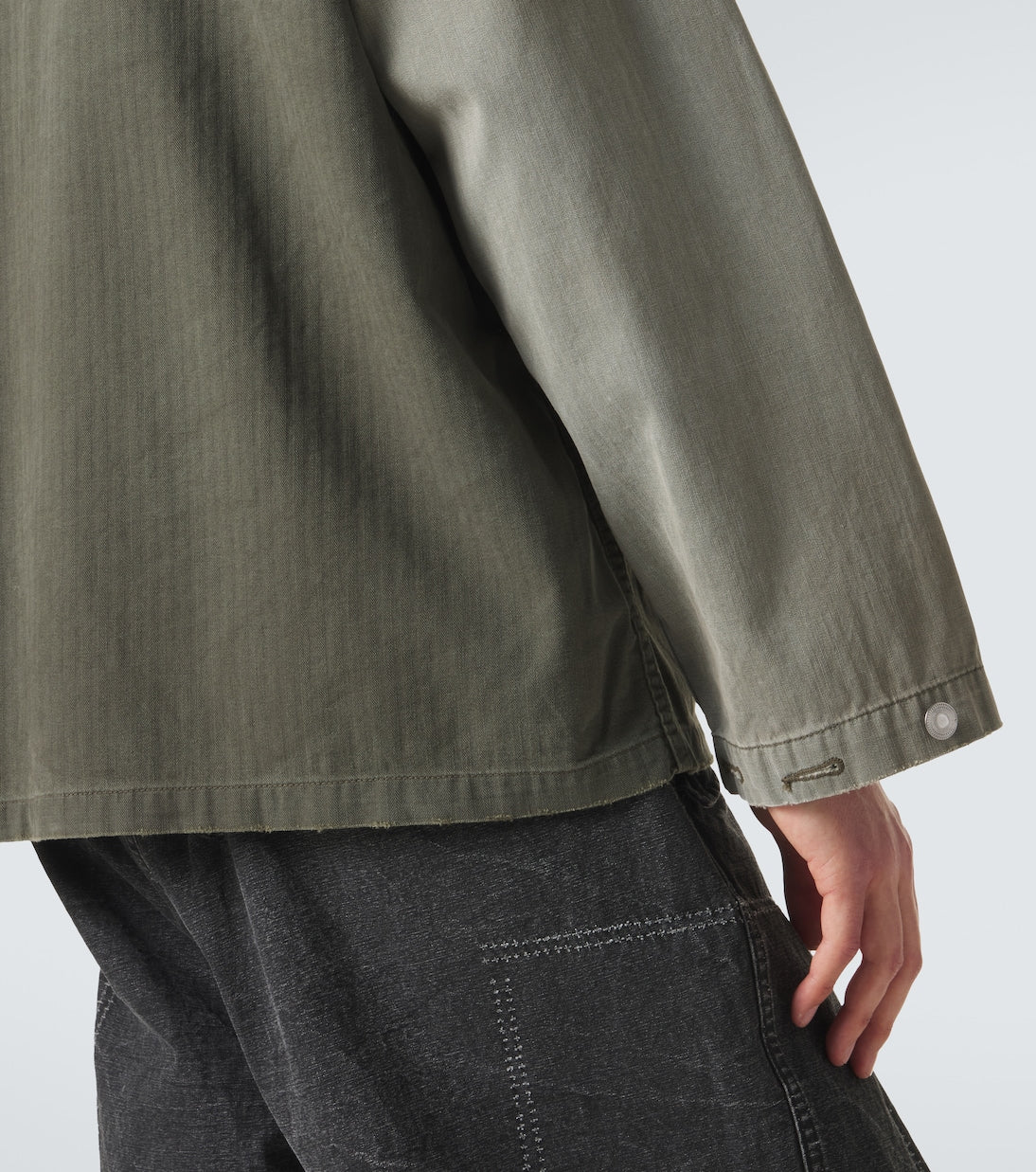 A.Presse - Paneled cotton jacket
