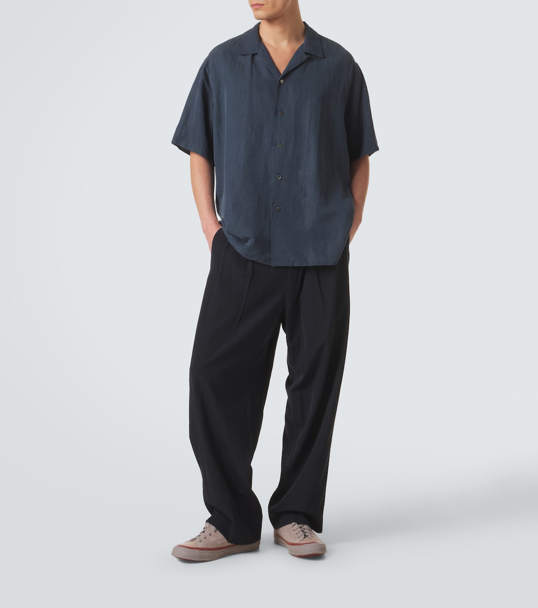 A.Presse - Vintage silk and linen shirt