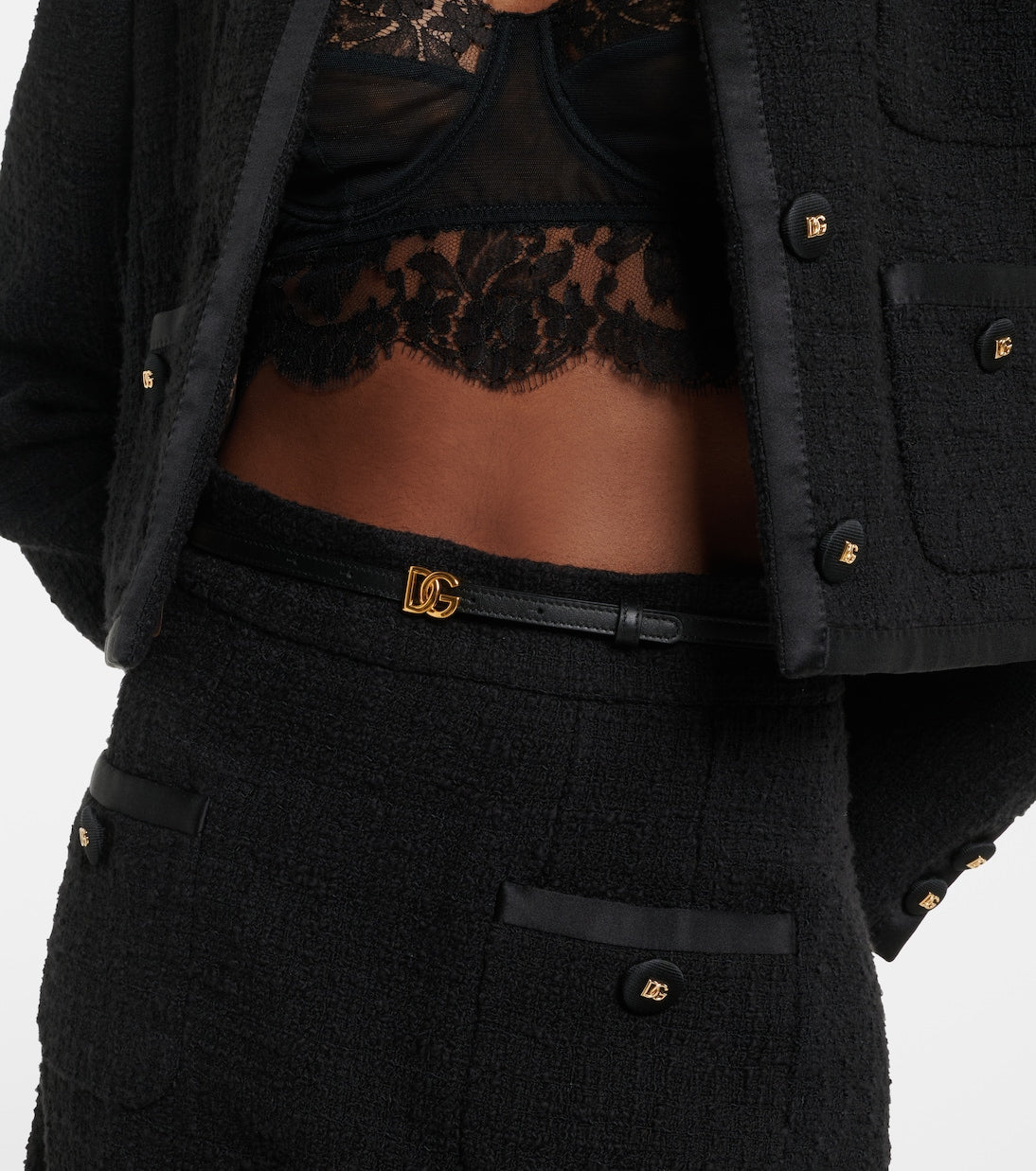 Dolce&Gabbana - DG leather belt