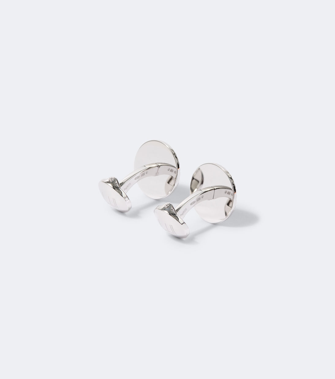 Dunhill - Sterling silver cufflinks with onyx