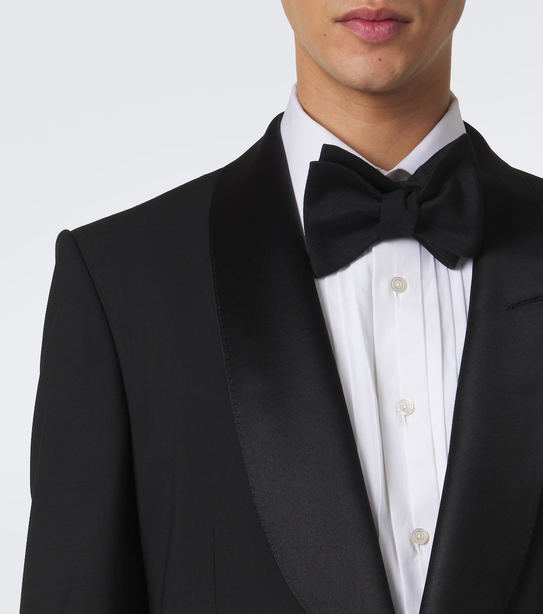 Dunhill - Wool and silk bow tie