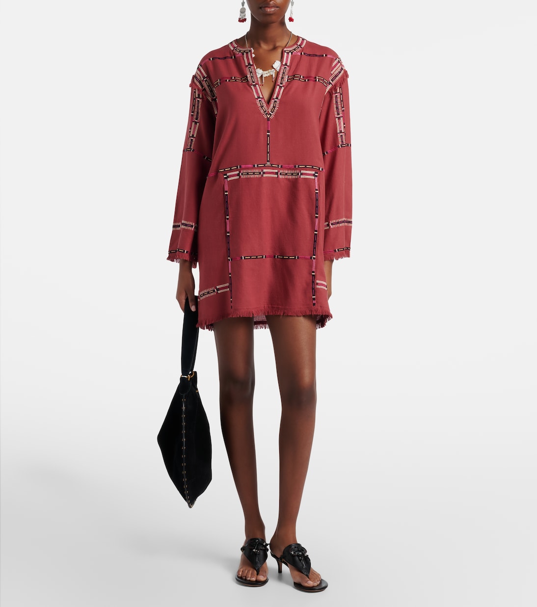 Isabel Marant - Freya embroidered silk tunic