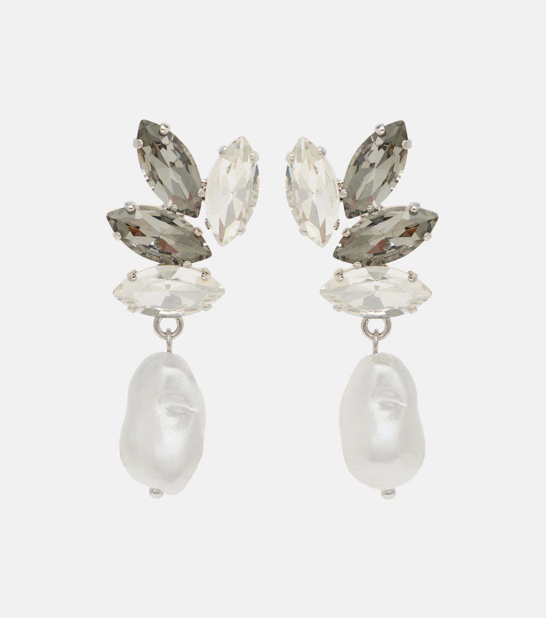 Erdem - Embellished faux-pearl drop earrings