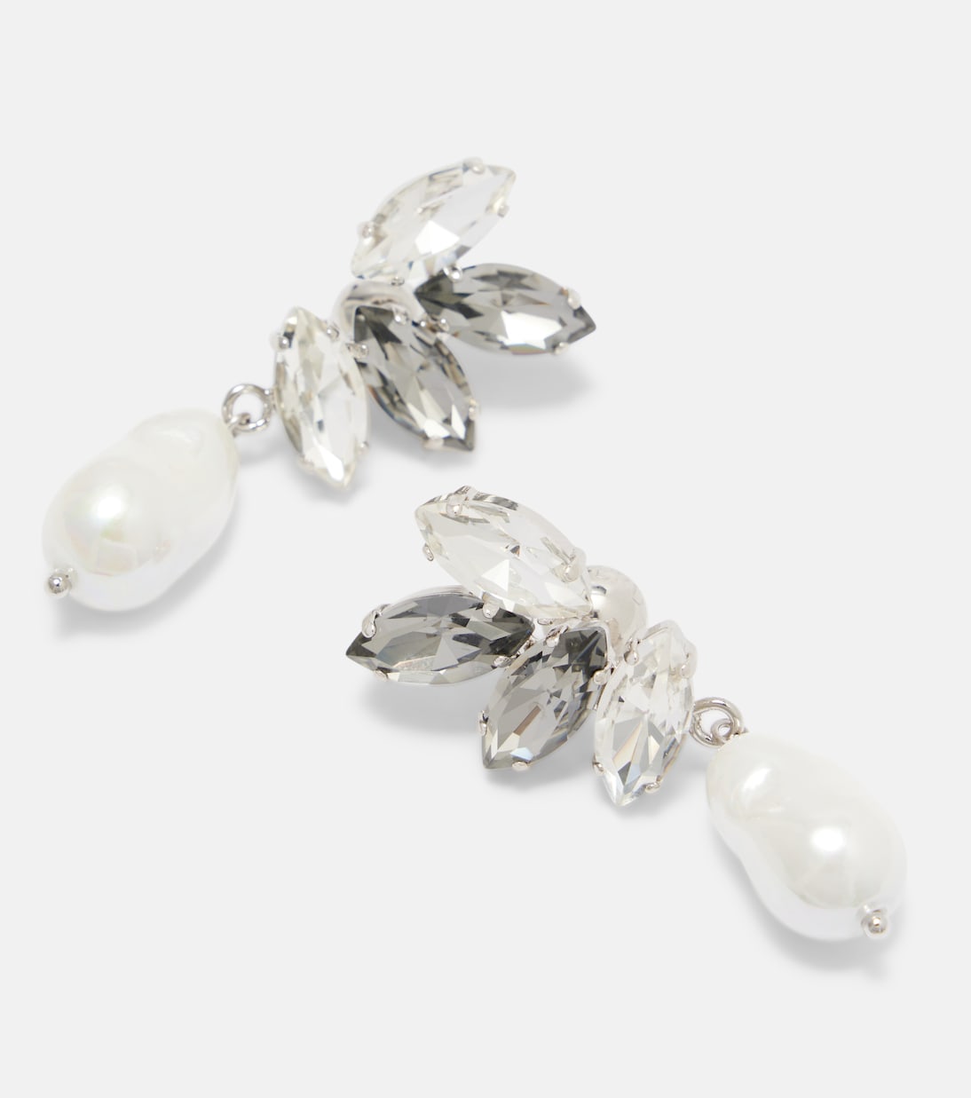 Erdem - Embellished faux-pearl drop earrings